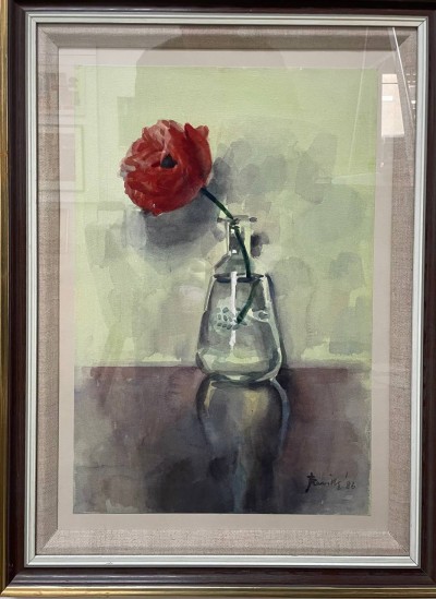 Still Life with Oriental Poppy, 1986